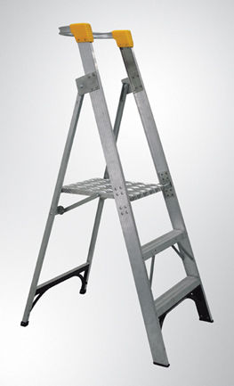 LADDER ALUMINIUM PLATFORM PICKING 0.6M 150KG 2 STEP